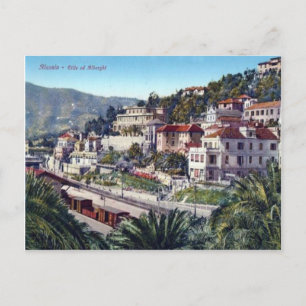 Italien, Alassio, Bahnhof Postkarte