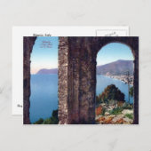 Italien, Alassio, Blick auf das Mittelmeer Postkarte (Vorne/Hinten)