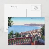 Italien, Alassio, Bucht und Stadt Postkarte (Vorne/Hinten)