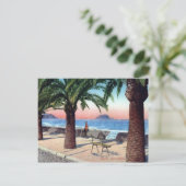 Italien, Alassio Esplanade Postkarte (Stehend Vorderseite)