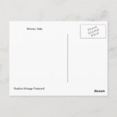 Italien, Alassio, Strand und Offshore-Insel Postkarte (Rückseite)