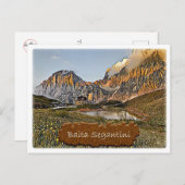 Italien - Alphütte Baita Segantini - Dolomiti - Postkarte (Vorne/Hinten)