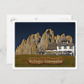 Italien - Alphütte Ciampedie - Dolomiti - Postkarte (Vorne/Hinten)