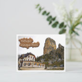 Italien - Alphütte Cinque Torri - Dolomiti - Postkarte (Stehend Vorderseite)