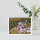 Italien - Alphütte Contrin - Dolomiti Postkarte (Stehend Vorderseite)