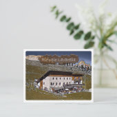 Italien - Alphütte Lavarella - Dolomiti - Postkarte (Stehend Vorderseite)