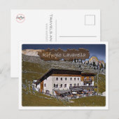 Italien - Alphütte Lavarella - Dolomiti - Postkarte (Vorne/Hinten)