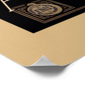 Italien Amalfi Küste Vintage Reise Poster (Ecke)