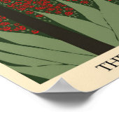 Italien Amalfi Küste Vintage Reise Poster (Ecke)