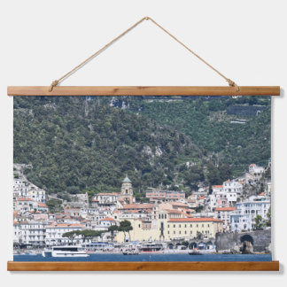 Italien Amalfi-Küste Wandteppich Mit Holzrahmen