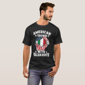 Italien amerikanisches Wachstum mit italienischen  T-Shirt (Vorne ganz)