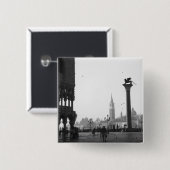 Italien-Andenken-Button-Knopf-Schmuck-Venedig-Löwe Button (Vorne & Hinten)