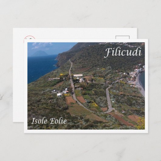 Italien - Äolische Inseln - Filicudi - Postkarte (Vorne/Hinten)