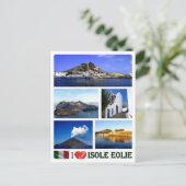 Italien - Äolische Liebe - Postkarte (Stehend Vorderseite)