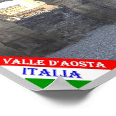Italien - Aostatal - Aostatal - Arches - Poster (Ecke)