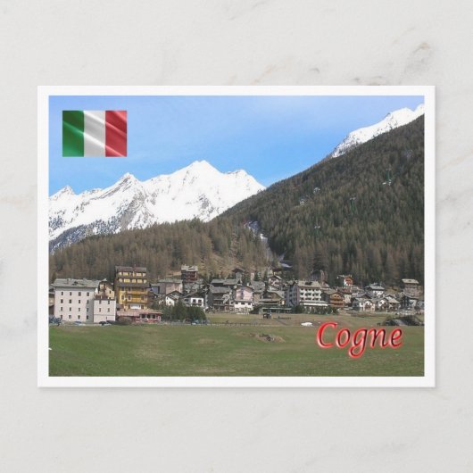 Italien - Aostatal - Cogne - Postkarte (Vorderseite)