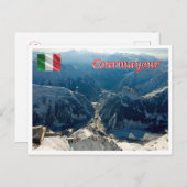 Italien - Aostatal - Courmayeur - Postkarte (Vorne/Hinten)