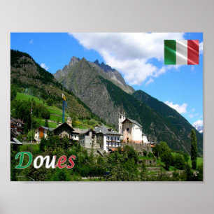 Italien - Aostatal - Douglas - Poster