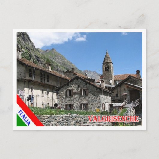 Italien - Aostatal - Valgrisenche - Postkarte (Vorderseite)