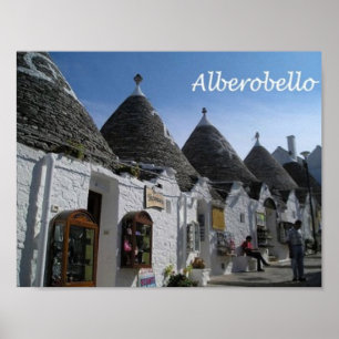 Italien - Apulien - Alberobello - I Trulli - Poster