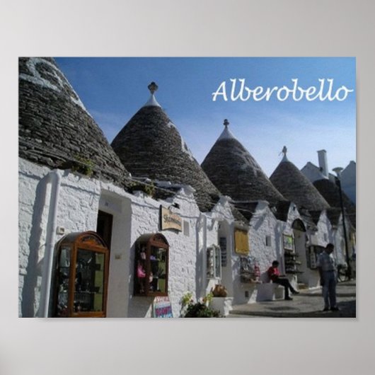 Italien - Apulien - Alberobello - I Trulli - Poster (Vorne)