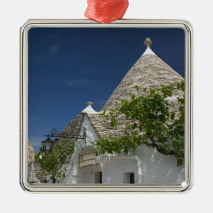 Italien, Apulien, Alberobello, Terra dei Trulli, 2 Ornament Aus Metall