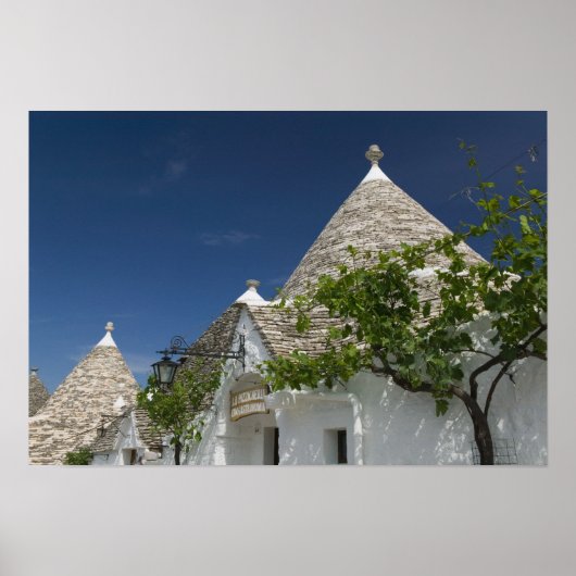 Italien, Apulien, Alberobello, Terra dei Trulli, 2 Poster (Vorne)