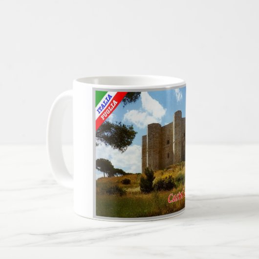 Italien - Apulien - Castel del Monte - Kaffeetasse (Vorderseite Links)