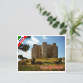 Italien - Apulien - Castel del Monte - Postkarte (Stehend Vorderseite)