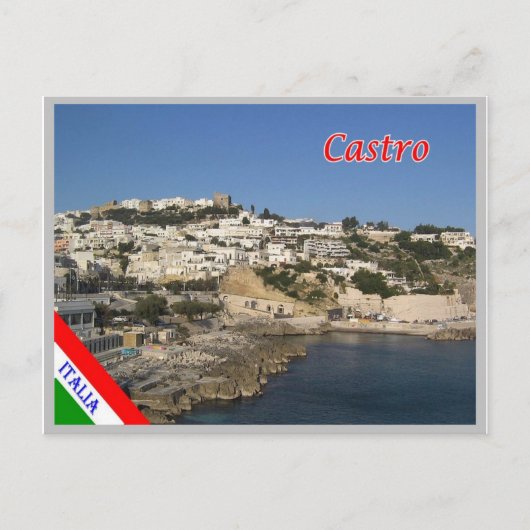 Italien - Apulien - Salento - Castro - Postkarte (Vorderseite)