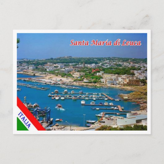 Italien - Apulien - Salento - Santa Maria di Leuca Postkarte (Vorderseite)