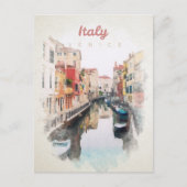 Italien - Aquarellpostkarte Postkarte (Vorderseite)