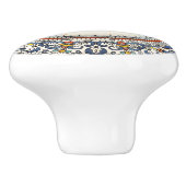 Italien Art Antico Deruta Style Kabinettschreiber Keramikknauf (Seitenansicht)