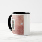 Italien, Asciano, Window Boxes mit frischem Frühli Tasse (Vorderseite Links)