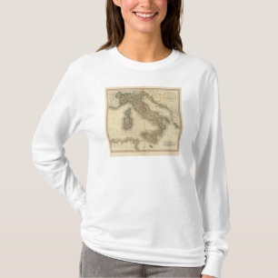 Italien-Atlas-Karte T-Shirt