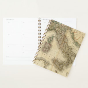 Italien Atlas Map Planer