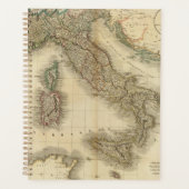 Italien Atlas Map Planer (Vorderseite)