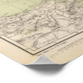 Italien Atlas Map Poster (Ecke)