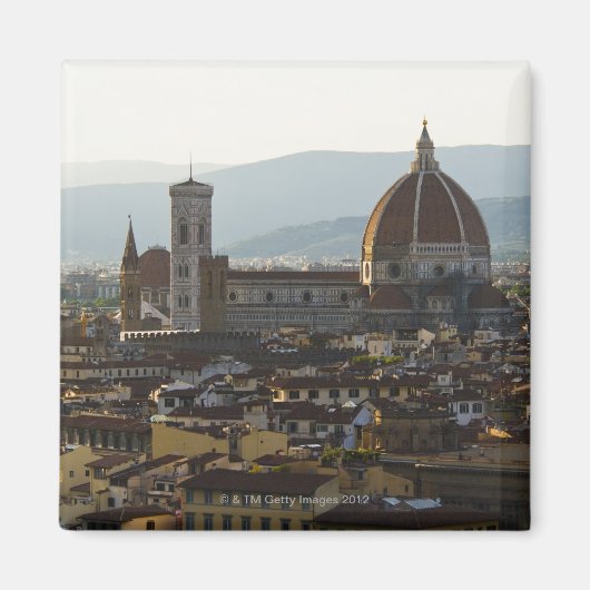 Italien, Aussicht auf Florenz mit Basilika di Sant Magnet (Vorne)