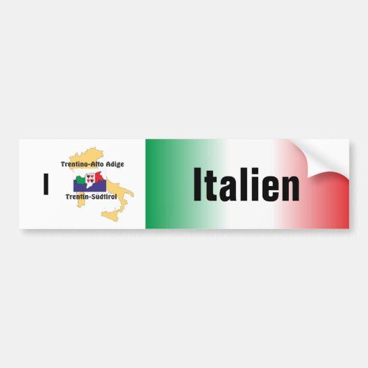 Italien - Autoaufkleber (Vorne)