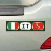 Italien Autoaufkleber der Flaggenkarte (Auf Auto)