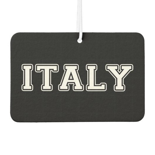 Italien Autolufterfrischer (Vorderseite)