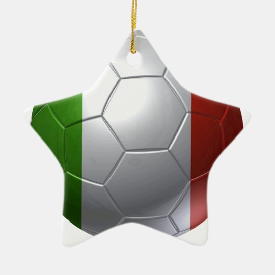 Italien-Ball Keramik Stern-Ornament