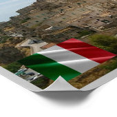 Italien - Basilicata - Der Sassi von Matera - Poster (Ecke)