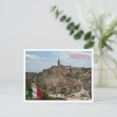 Italien - Basilicata - Der Sassi von Matera - Postkarte (Stehend Vorderseite)