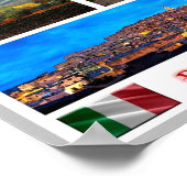 Italien - Basilicata - Mosaik - Poster (Ecke)