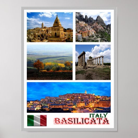 Italien - Basilicata - Mosaik - Poster (Vorne)