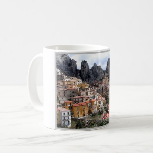 Italien - Basilicata - Potenza - Castelmezzano - Kaffeetasse (Vorderseite Links)