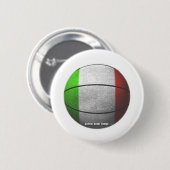 Italien Basketball Button (Vorne & Hinten)