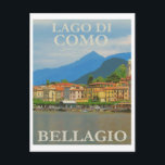 Italien Bellagio Vintage Reise Postkarte<br><div class="desc">Italien Bellagio Vintage Travel Postcard. Sie können Ihre eigene personalisierte Foto-Postkarte erstellen,  indem Sie ein Foto von Ihrem Computer hinzufügen oder Ihre eigenen Wörter hinzufügen. Perfektes Geschenk für diejenigen,  die etwas Klassisches suchen.</div>